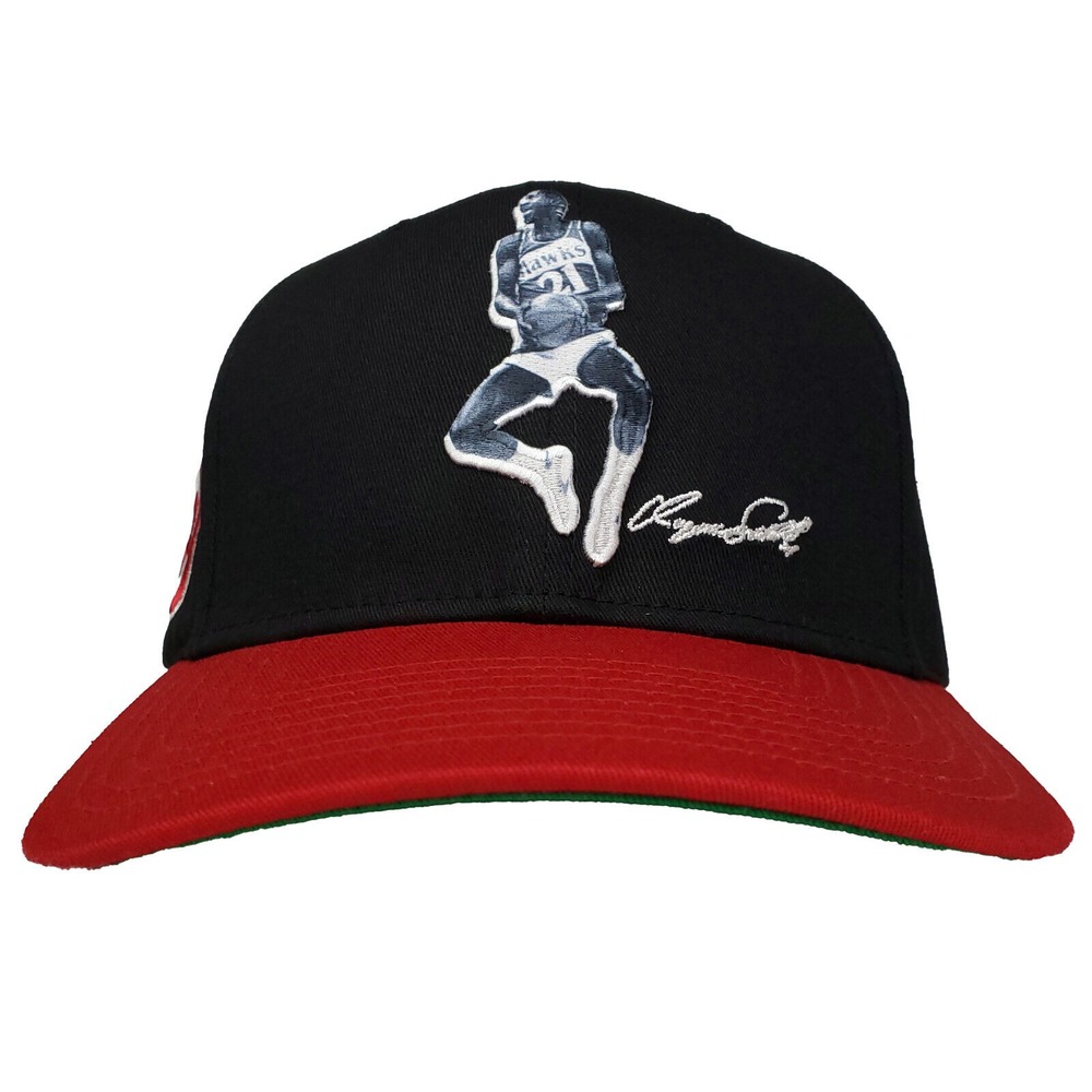 Dominique Wilkins Atlanta Hawks Mitchell & Ness NBA Dad‎ Hat Cap 3D Logo New